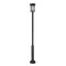 Z-Lite Jordan 1 Light Outdoor Post Mount Fixture, 12in. W x 114.75in. H, Black 570PHXL-5010P-BK - alternate 1